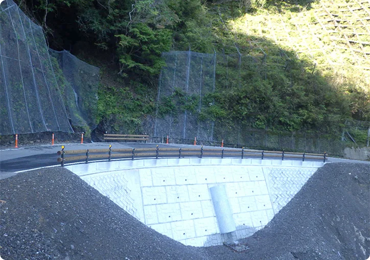 県道魚梁瀬公園線道路災害復旧工事